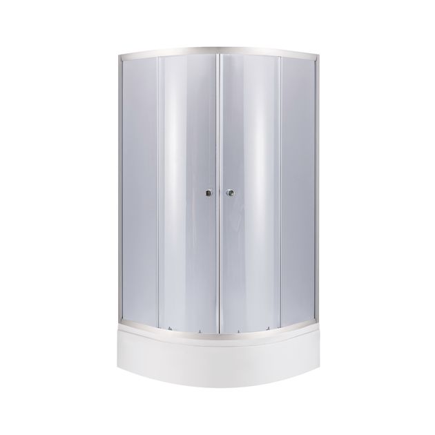 Душевая кабина Lidz Latwa SC80x80.SAT.MID.GR и поддон KAPIELKA 80x80., фото  | SNABZHENIE.com.ua