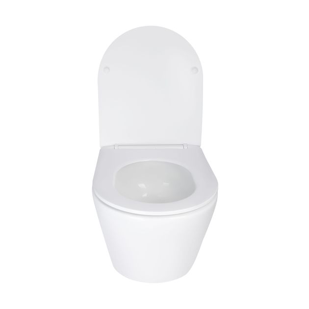 Унитаз подвесной Qtap Swan Ultra Quiet, Slim Duroplast, Soft-close, 485х360х320 мм, белый, фото , изображение 3 | SNABZHENIE.com.ua Унитаз подвесной Qtap Swan Ultra Quiet, Slim Duroplast, Soft-close, 485х360х320 мм, белый, фото , изображение 3 | SNABZHENIE.com.ua