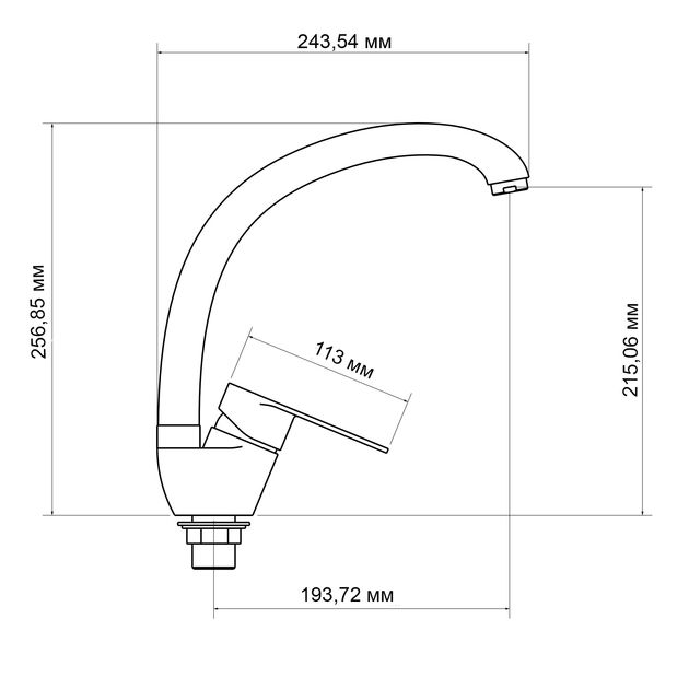 Смеситель для кухні Lidz Tani 008F (k40) LDTAN008FCRM44971 Хром, фото , зображення 2 | SNABZHENIE.com.ua Смеситель для кухні Lidz Tani 008F (k40) LDTAN008FCRM44971 Хром, фото , зображення 2 | SNABZHENIE.com.ua