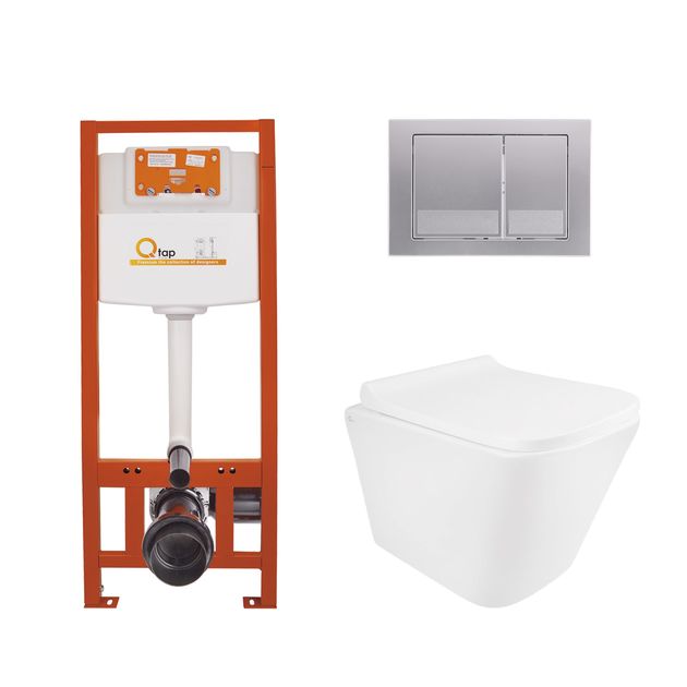 Комплект: унитаз Qtap Tern Ultra Quiet + инсталляция Nest 4в1, фото  | SNABZHENIE.com.ua