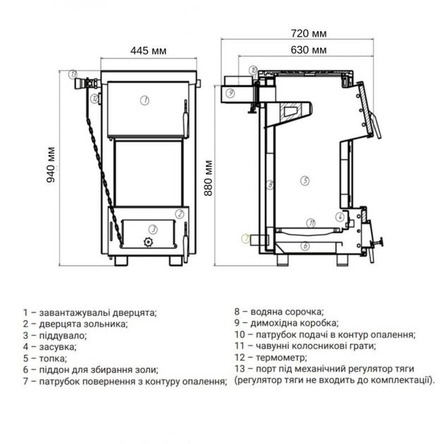 Котел Thermo Alliance Magnum V 4.0 SSF 16 с конфоркой 3 мм, фото , изображение 2 | SNABZHENIE.com.ua