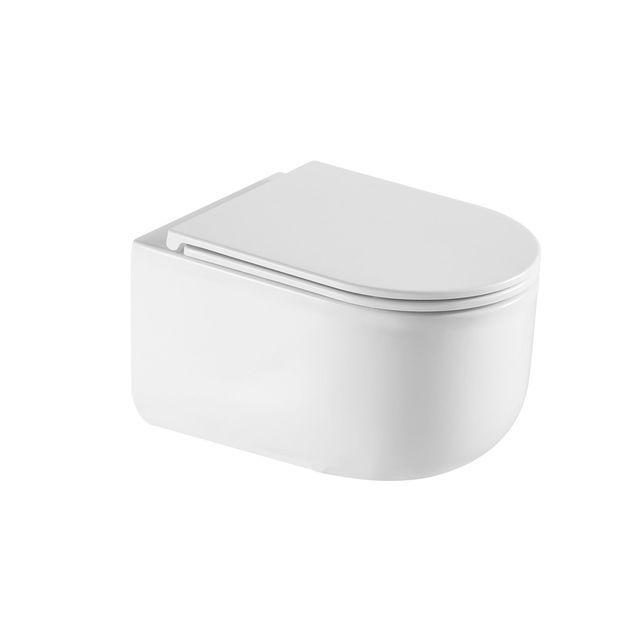 Унитаз Qtap Taurus безободковый с сиденьем Soft-close QT2433084EUQW, фото  | SNABZHENIE.com.ua