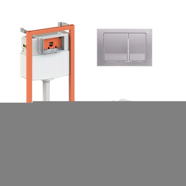 Унитаз Qtap Gemini Ultra Quiet + комплект инсталляции Nest 4в1, фото  | SNABZHENIE.com.ua
