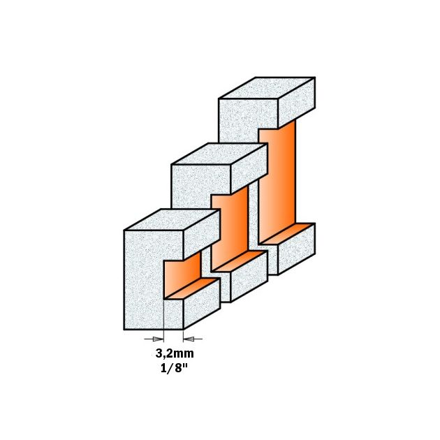 Фреза инкрустационная для камня 22,2 x 19,05 x 90 мм, хв. 12,7 мм CMT, фото , изображение 3 | SNABZHENIE.com.ua Фреза инкрустационная для камня 22,2 x 19,05 x 90 мм, хв. 12,7 мм CMT, фото , изображение 3 | SNABZHENIE.com.ua