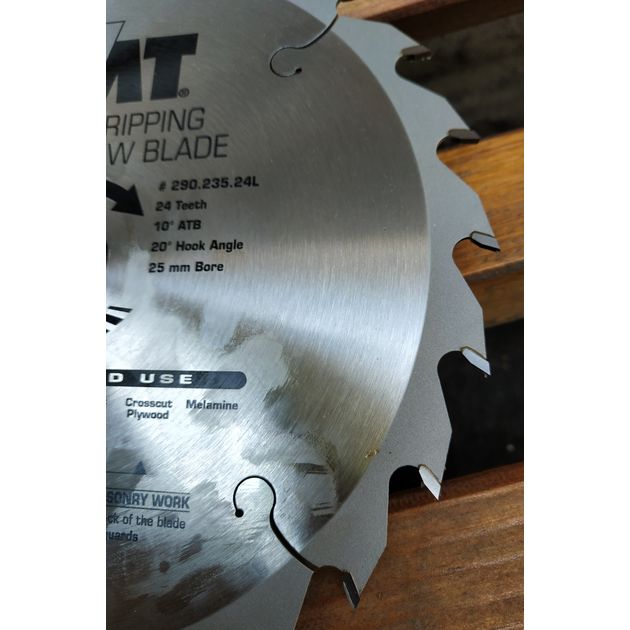 Пила CMT 235x25 мм, Z24 для ручных циркулярных пил, фото , изображение 6 | SNABZHENIE.com.ua