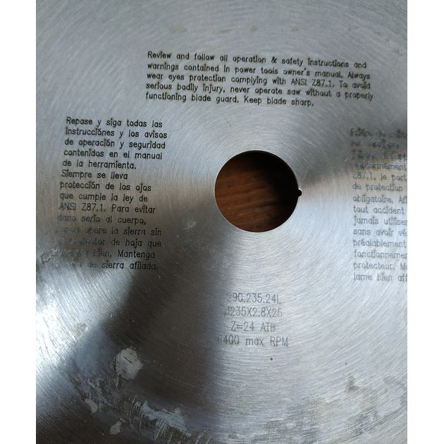 Пила CMT 235x25 мм, Z24 для ручных циркулярных пил, фото , изображение 7 | SNABZHENIE.com.ua