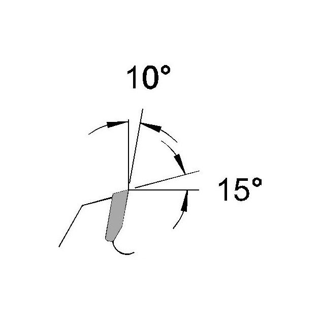 Пильный диск по дереву 254x3,2x2,2x30 мм, Z 60, KW, PROFITOOL, фото , изображение 3 | SNABZHENIE.com.ua
