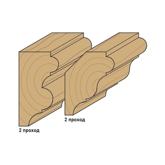 Фреза мультипрофільна 55,6 x 47 x 96,4 мм, хвостовик 12 мм CMT (956.802.11), фото , зображення 4 | SNABZHENIE.com.ua