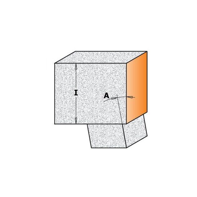 Фреза прямая для твердых материалов 22x25,4x78 мм, хвостовик 12,7 мм CMT, фото , изображение 2 | SNABZHENIE.com.ua