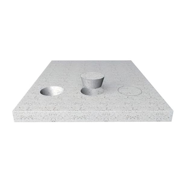 Набор для ремонта искусственного камня 47,6x20x74 мм, хвостовик 12 мм CMT, фото , изображение 3 | SNABZHENIE.com.ua