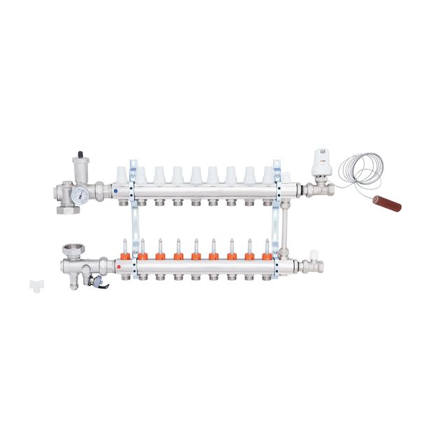 Коллекторная группа Icma 3/4", 9 выходов, с расходомером №A2K013, фото , изображение 3 | SNABZHENIE.com.ua Коллекторная группа Icma 3/4", 9 выходов, с расходомером №A2K013, фото , изображение 3 | SNABZHENIE.com.ua