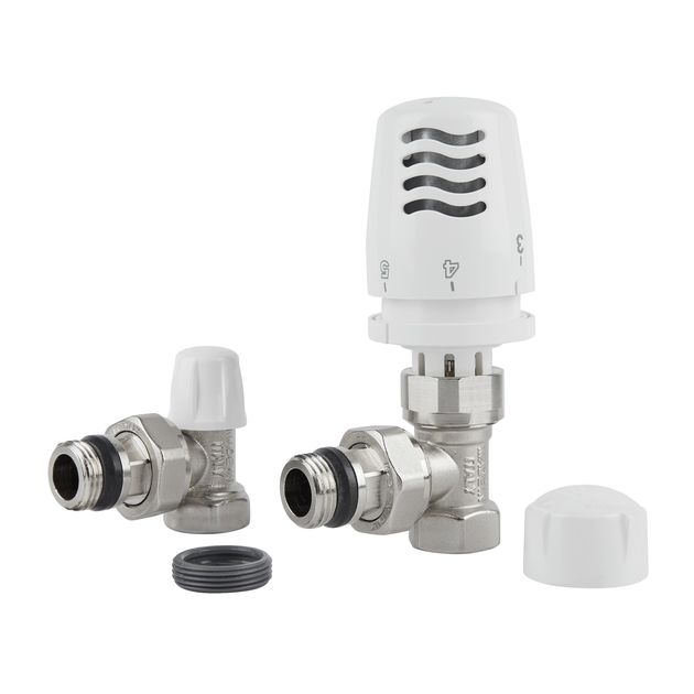Термокомплект Icma 1/2 с антипротечкой угловой №KIT_1100, фото  | SNABZHENIE.com.ua