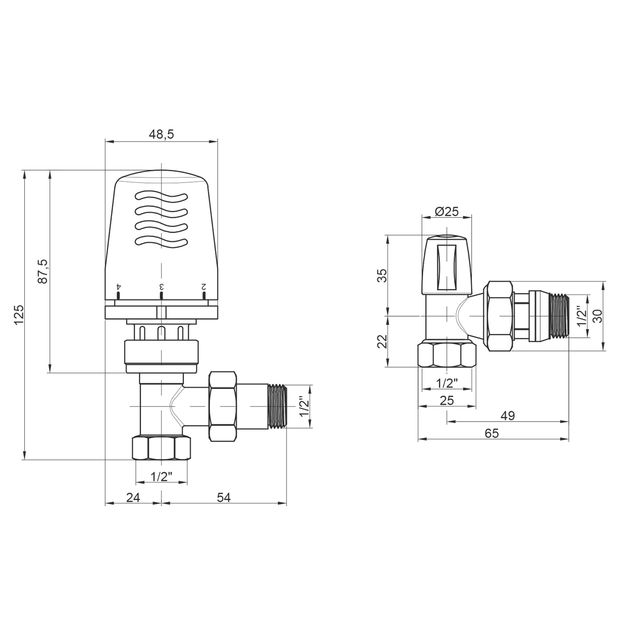 Термокомплект Icma 1/2 с антипротечкой угловой №KIT_1100, фото , изображение 2 | SNABZHENIE.com.ua Термокомплект Icma 1/2 с антипротечкой угловой №KIT_1100, фото , изображение 2 | SNABZHENIE.com.ua