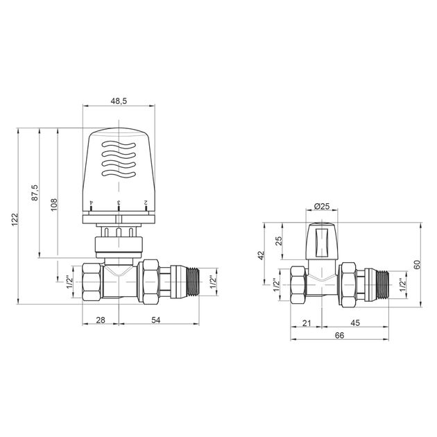 Термокомплект Icma 1/2 с антипротечкой прямой №KIT_1100, фото , изображение 2 | SNABZHENIE.com.ua Термокомплект Icma 1/2 с антипротечкой прямой №KIT_1100, фото , изображение 2 | SNABZHENIE.com.ua
