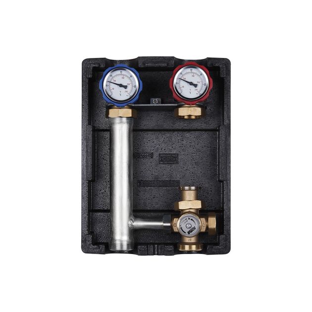 Насосна група з термостатичним змішувачем Icma 1 1/2х1 підключення справа, без насоса №R004, фото  | SNABZHENIE.com.ua