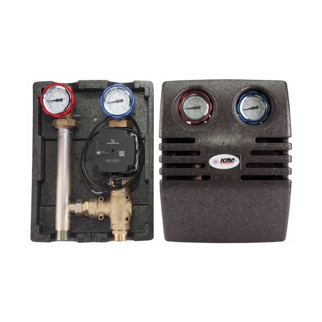 Насосна група Icma 1 1/2х1 підключення справа, без насоса №R005, фото  | SNABZHENIE.com.ua