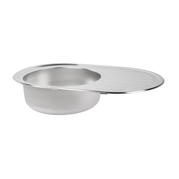 Мойка кухонная Lidz 7750 0,8 мм Satin, фото , изображение 4 | SNABZHENIE.com.ua Мойка кухонная Lidz 7750 0,8 мм Satin, фото , изображение 4 | SNABZHENIE.com.ua