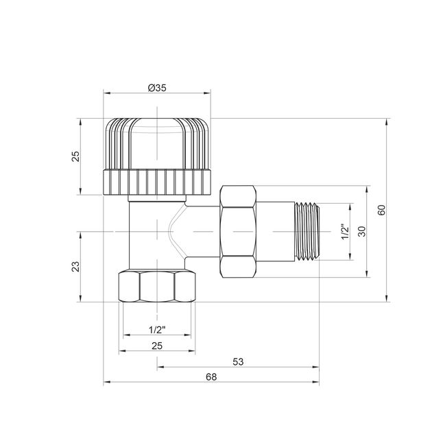 Кран радіаторний Icma 1/2 30х1,5 кутовий №778, фото , зображення 2 | SNABZHENIE.com.ua Кран радіаторний Icma 1/2 30х1,5 кутовий №778, фото , зображення 2 | SNABZHENIE.com.ua