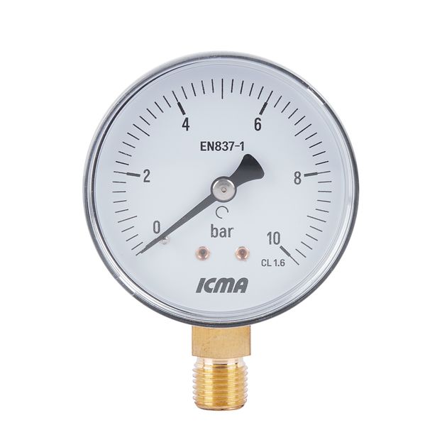 Манометр Icma 1/4 0-6 бар, нижнє підключення №244, фото  | SNABZHENIE.com.ua