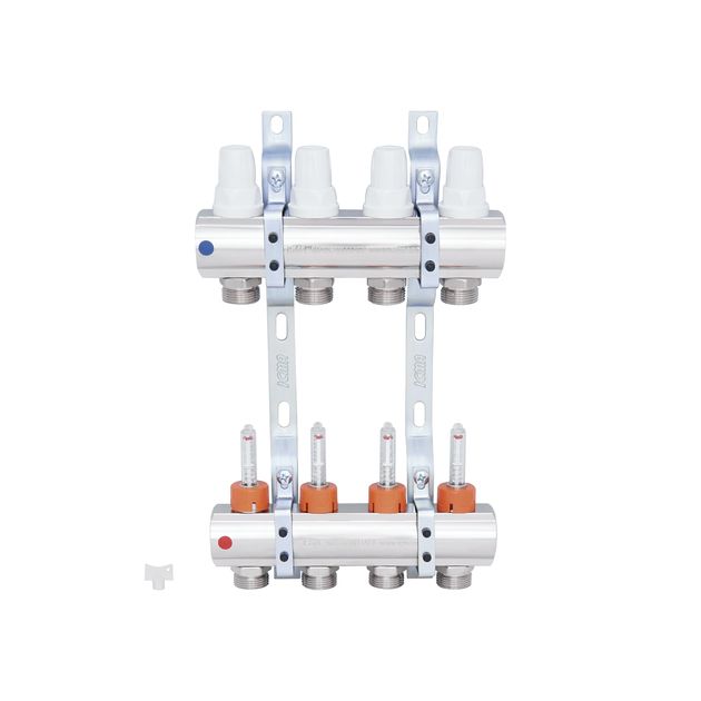 Коллектор Icma 1" с расходомерами №K013, фото , изображение 3 | SNABZHENIE.com.ua Коллектор Icma 1" с расходомерами №K013, фото , изображение 3 | SNABZHENIE.com.ua