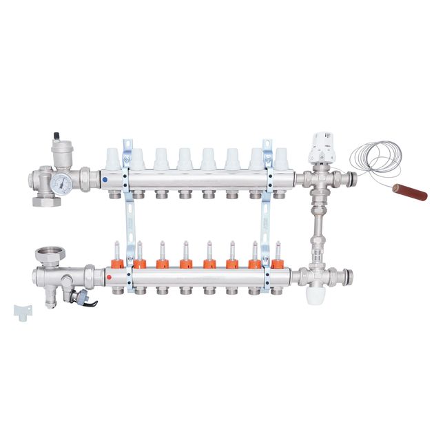 Коллекторная группа Icma 1/8" 8 выходов с расходомером K0111, фото , изображение 3 | SNABZHENIE.com.ua Коллекторная группа Icma 1/8" 8 выходов с расходомером K0111, фото , изображение 3 | SNABZHENIE.com.ua