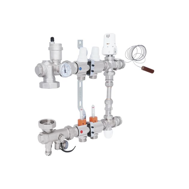 Коллекторная группа Icma 1/2" с расходомером №K0111, фото  | SNABZHENIE.com.ua