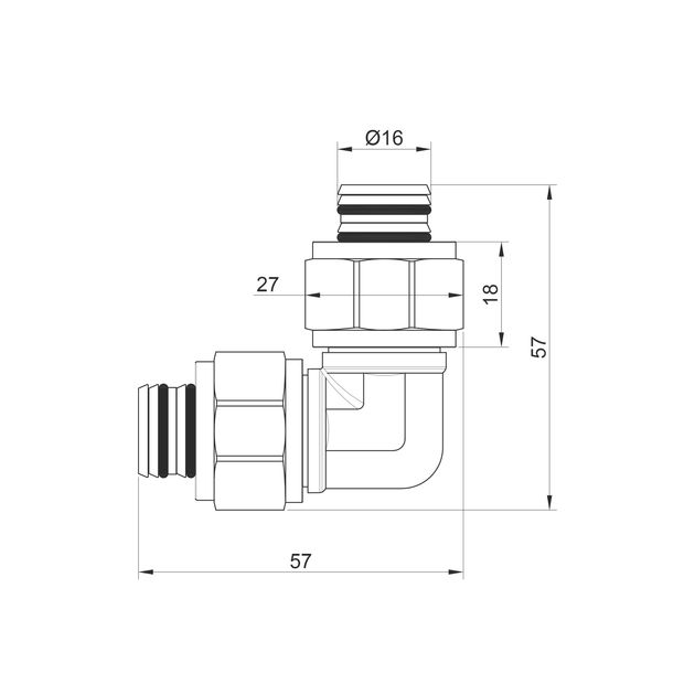 Обжимной уголок Icma 20 №543, фото , изображение 2 | SNABZHENIE.com.ua Обжимной уголок Icma 20 №543, фото , изображение 2 | SNABZHENIE.com.ua