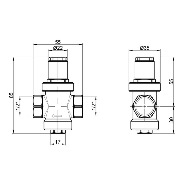 Редуктор Icma 1/2 №248, фото , зображення 2 | SNABZHENIE.com.ua Редуктор Icma 1/2 №248, фото , зображення 2 | SNABZHENIE.com.ua