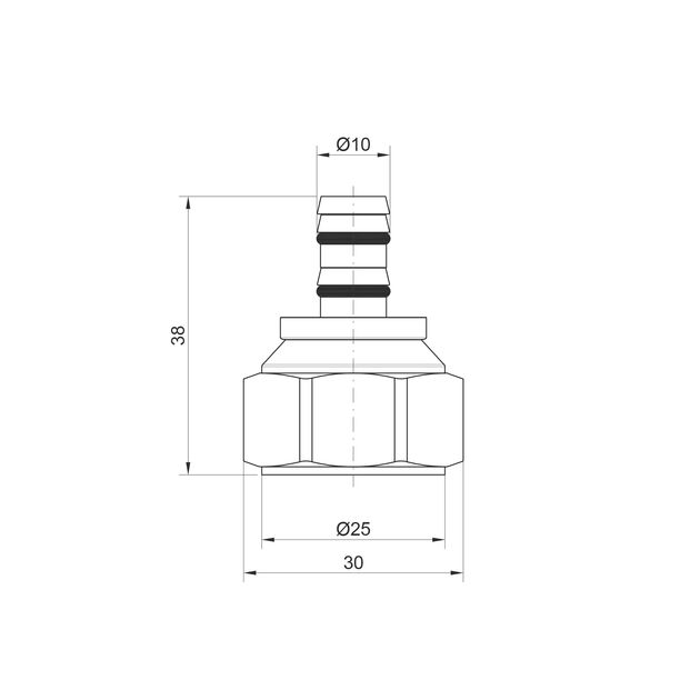 Наконечник Icma 24х1,5, 16х2,2-16х2,25 №100, фото , зображення 2 | SNABZHENIE.com.ua Наконечник Icma 24х1,5, 16х2,2-16х2,25 №100, фото , зображення 2 | SNABZHENIE.com.ua