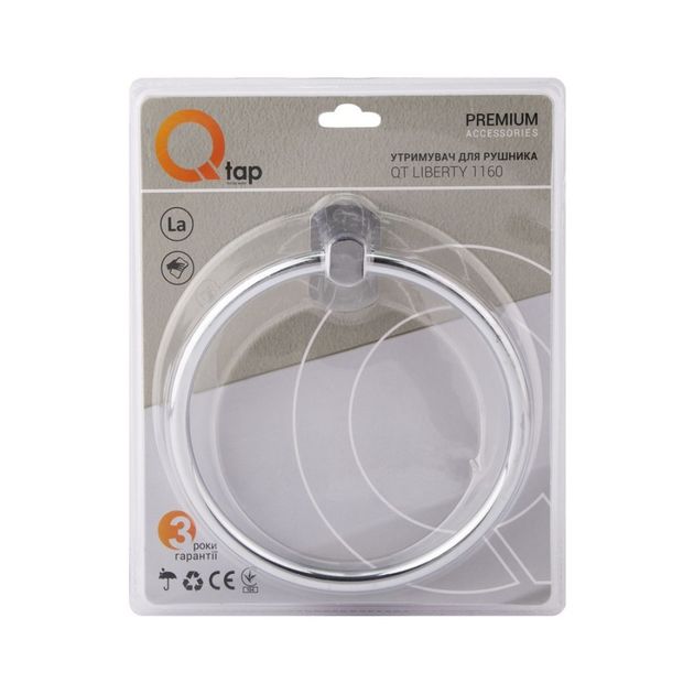 Полотенцедержатель Qtap Liberty CRM 1160, фото , изображение 5 | SNABZHENIE.com.ua Полотенцедержатель Qtap Liberty CRM 1160, фото , изображение 5 | SNABZHENIE.com.ua
