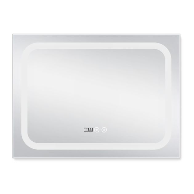 Зеркало Qtap Mideya 800х600 с LED и антизапотеванием QT2078F906W, фото , изображение 3 | SNABZHENIE.com.ua Зеркало Qtap Mideya 800х600 с LED и антизапотеванием QT2078F906W, фото , изображение 3 | SNABZHENIE.com.ua