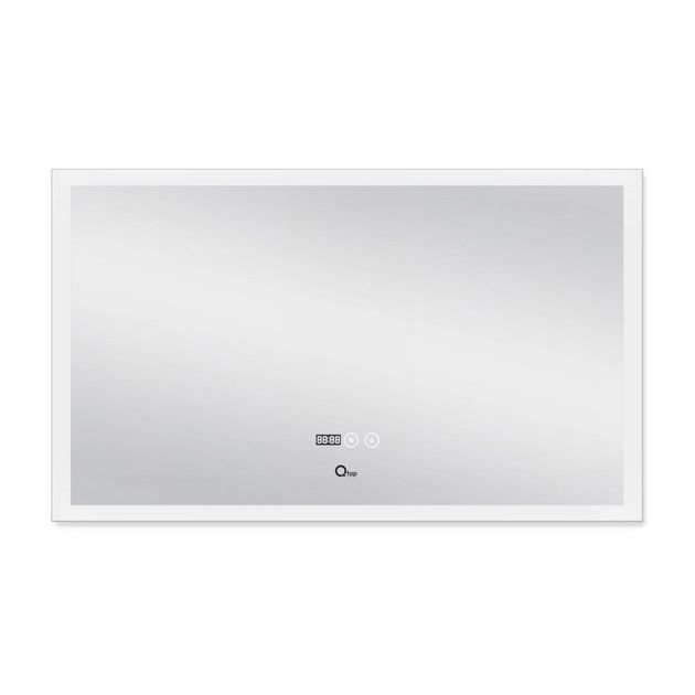 Зеркало Qtap Mideya 1000х600 с LED и антизапотеванием QT2078F615W, фото , изображение 4 | SNABZHENIE.com.ua Зеркало Qtap Mideya 1000х600 с LED и антизапотеванием QT2078F615W, фото , изображение 4 | SNABZHENIE.com.ua