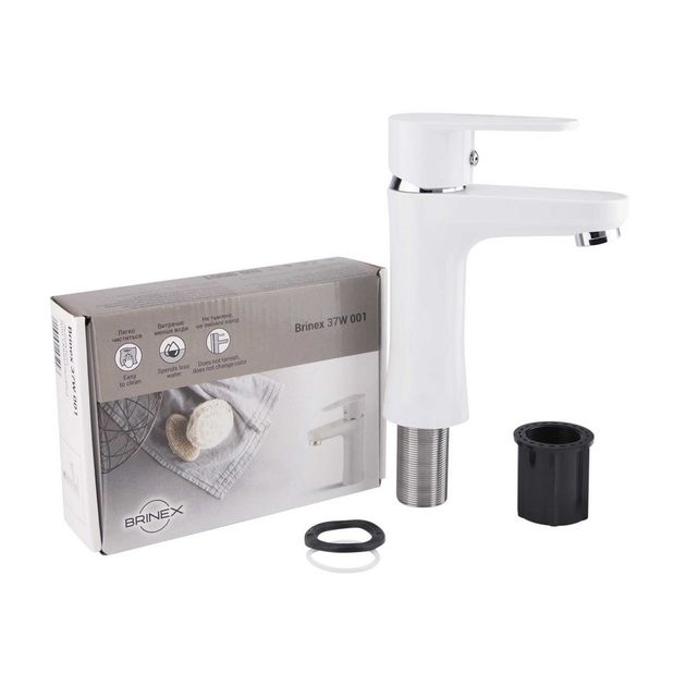 Смеситель Brinex 37W 001 для раковины, фото , изображение 4 | SNABZHENIE.com.ua Смеситель Brinex 37W 001 для раковины, фото , изображение 4 | SNABZHENIE.com.ua