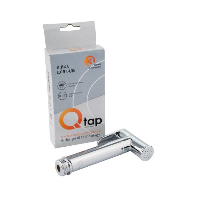 Лейка для гигиенического душа Qtap B020 CRM, фото , изображение 3 | SNABZHENIE.com.ua Лейка для гигиенического душа Qtap B020 CRM, фото , изображение 3 | SNABZHENIE.com.ua
