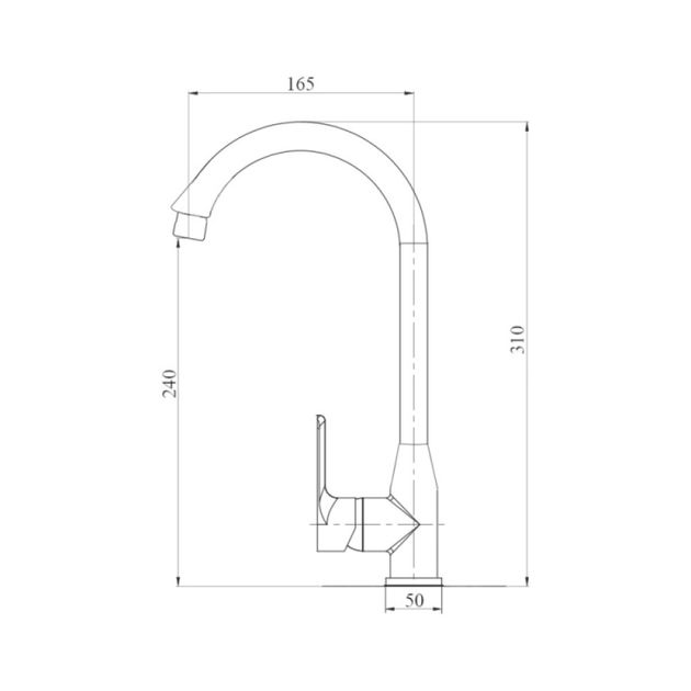 Змішувач для кухні Brinex 35B 007, фото , зображення 2 | SNABZHENIE.com.ua Змішувач для кухні Brinex 35B 007, фото , зображення 2 | SNABZHENIE.com.ua