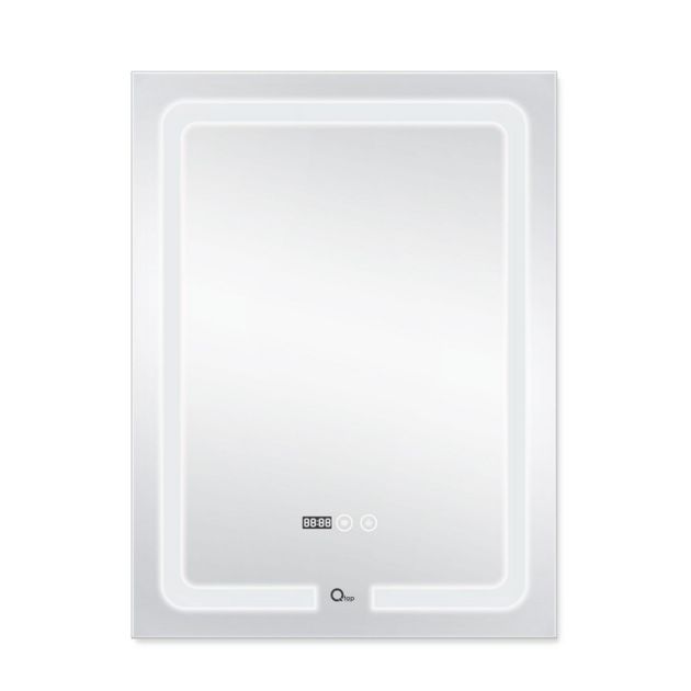 Зеркало Qtap Mideya 600х800 с LED и антизапотеванием QT2078F937W, фото , изображение 3 | SNABZHENIE.com.ua Зеркало Qtap Mideya 600х800 с LED и антизапотеванием QT2078F937W, фото , изображение 3 | SNABZHENIE.com.ua