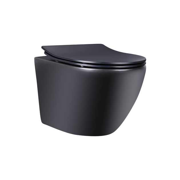 Унитаз Qtap Robin New безободковый с сиденьем Soft-close, фото  | SNABZHENIE.com.ua
