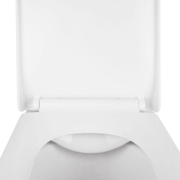 Унитаз подвесной безободковый Qtap Tern с сиденьем Soft-close, фото , изображение 5 | SNABZHENIE.com.ua Унитаз подвесной безободковый Qtap Tern с сиденьем Soft-close, фото , изображение 5 | SNABZHENIE.com.ua