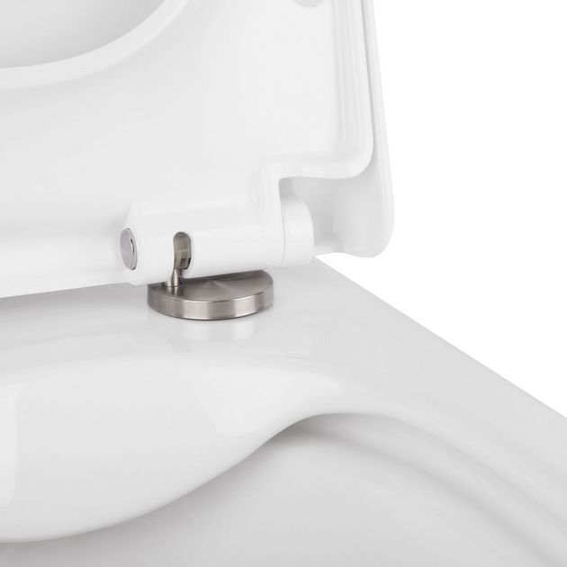 Унитаз подвесной безободковый Qtap Tern с сиденьем Soft-close, фото , изображение 7 | SNABZHENIE.com.ua Унитаз подвесной безободковый Qtap Tern с сиденьем Soft-close, фото , изображение 7 | SNABZHENIE.com.ua