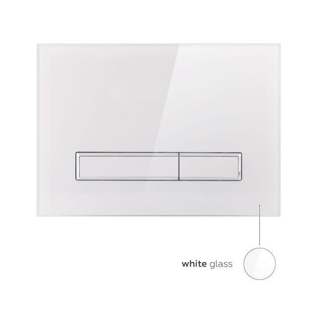 Панель смыва Qtap Nest QT0111V1105GW для унитаза, фото , изображение 4 | SNABZHENIE.com.ua Панель смыва Qtap Nest QT0111V1105GW для унитаза, фото , изображение 4 | SNABZHENIE.com.ua