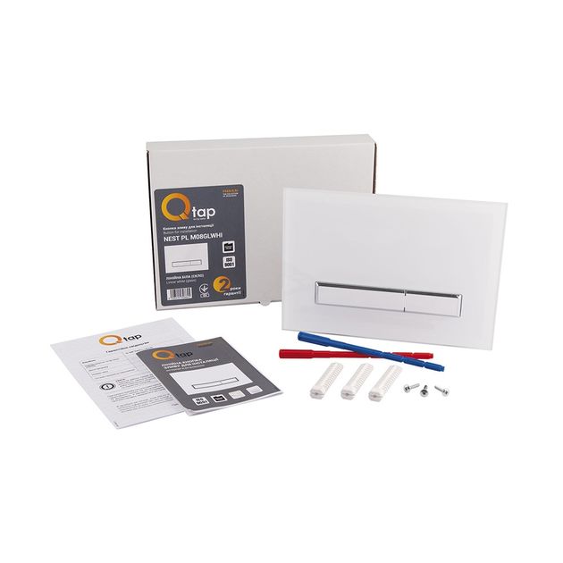 Панель смыва Qtap Nest QT0111V1105GW для унитаза, фото , изображение 5 | SNABZHENIE.com.ua Панель смыва Qtap Nest QT0111V1105GW для унитаза, фото , изображение 5 | SNABZHENIE.com.ua