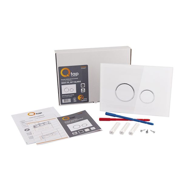 Панель смыва для унитаза Qtap Nest QT0111V1164GW, фото , изображение 5 | SNABZHENIE.com.ua Панель смыва для унитаза Qtap Nest QT0111V1164GW, фото , изображение 5 | SNABZHENIE.com.ua