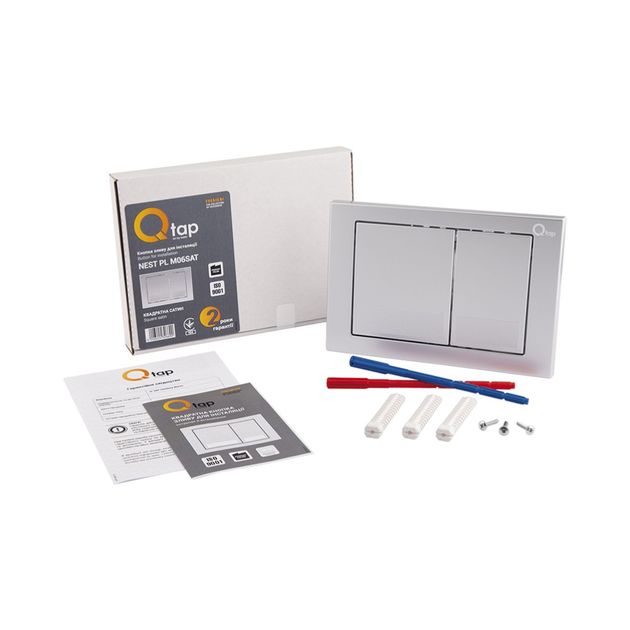 Панель смыва для унитаза Qtap Nest QT0111M06029SAT, фото , изображение 5 | SNABZHENIE.com.ua Панель смыва для унитаза Qtap Nest QT0111M06029SAT, фото , изображение 5 | SNABZHENIE.com.ua