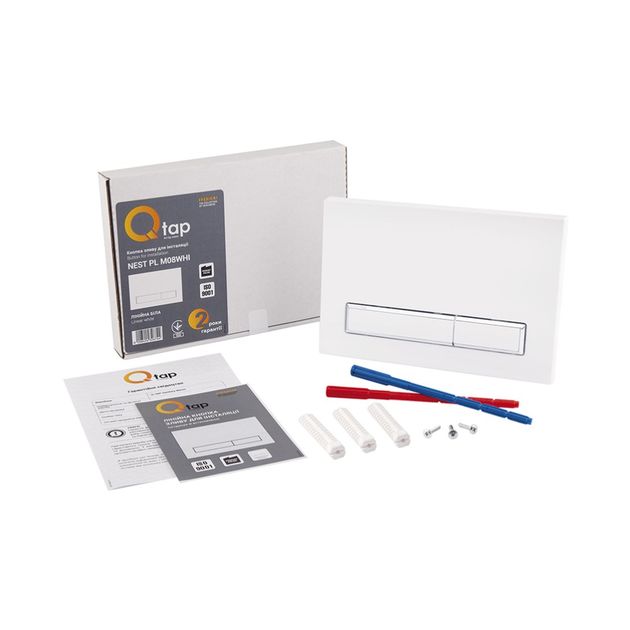 Панель смыва для унитаза Qtap Nest QT0111M08V1384W, фото , изображение 5 | SNABZHENIE.com.ua Панель смыва для унитаза Qtap Nest QT0111M08V1384W, фото , изображение 5 | SNABZHENIE.com.ua