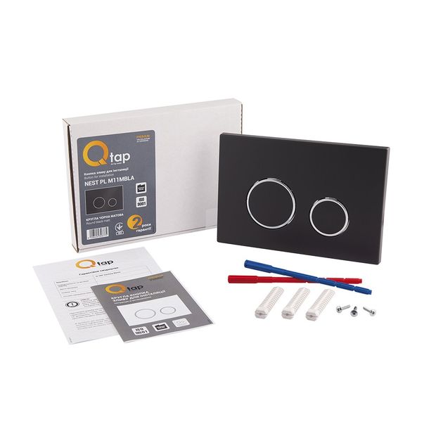 Смывная панель для унитаза Qtap Nest QT0111M11V1146MB, фото , изображение 5 | SNABZHENIE.com.ua Смывная панель для унитаза Qtap Nest QT0111M11V1146MB, фото , изображение 5 | SNABZHENIE.com.ua