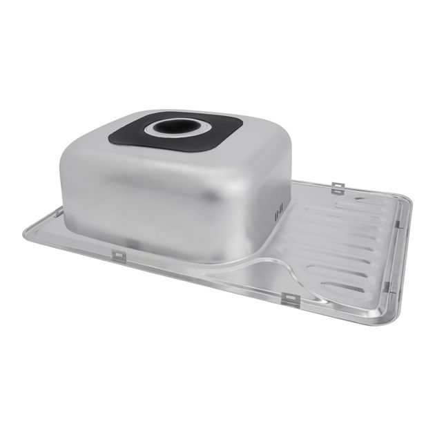 Кухонная мойка Lidz 6642, 0,8 мм, Micro Decor, фото , изображение 5 | SNABZHENIE.com.ua Кухонная мойка Lidz 6642, 0,8 мм, Micro Decor, фото , изображение 5 | SNABZHENIE.com.ua