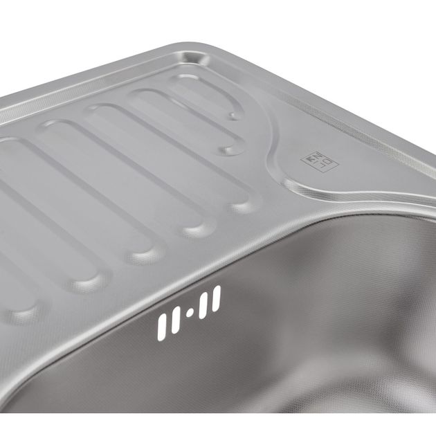 Кухонная мойка Lidz 6642, 0,8 мм, Micro Decor, фото , изображение 6 | SNABZHENIE.com.ua Кухонная мойка Lidz 6642, 0,8 мм, Micro Decor, фото , изображение 6 | SNABZHENIE.com.ua