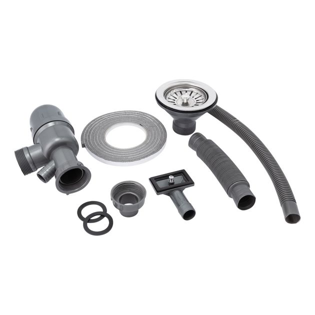 Кухонная мойка Lidz 6642, 0,8 мм, Micro Decor, фото , изображение 7 | SNABZHENIE.com.ua Кухонная мойка Lidz 6642, 0,8 мм, Micro Decor, фото , изображение 7 | SNABZHENIE.com.ua