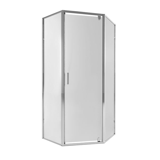 Душевая кабина Qtap Leo 90х90 см, стекло Clear, 6 мм без поддона, фото  | SNABZHENIE.com.ua