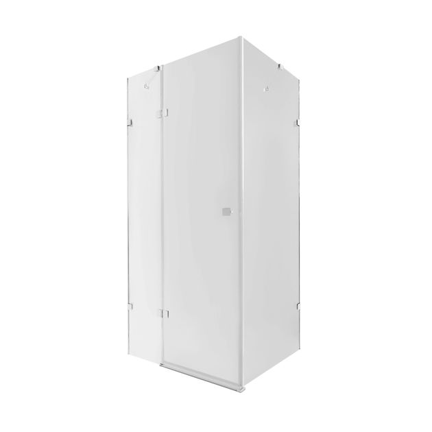 Душевая кабина Qtap Capricorn CRM1018RC6 100х80 см, стекло 6 мм, без поддона, фото  | SNABZHENIE.com.ua